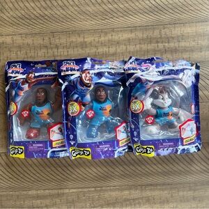 Lot of 3 NEW Space Jam:A New Legacy Goo Jit Zu (Lebron James/Bugs Bunny) RARE